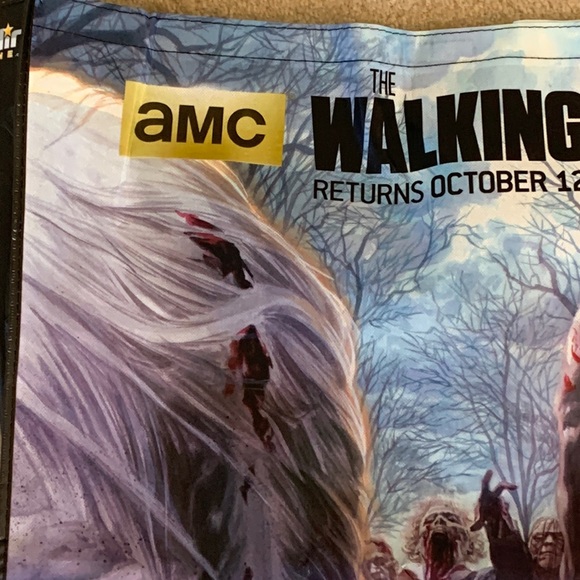 Oversized The Walking Dead Reusable Bag, 30” x 24” x 4” - Picture 3 of 16